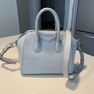 GIVENCHY  Small Antigona Pale Blue Purse